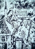 Vilniaus stogai 1992 kartono raižinys