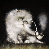 Baltas dūmas 2026 60x60 cm.